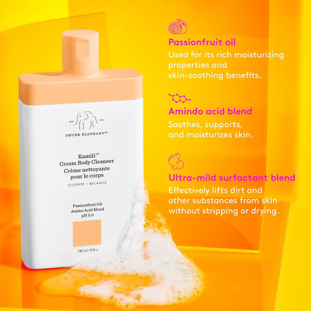 Drunk Elephant | Limpiador Corporal en Crema Kamili