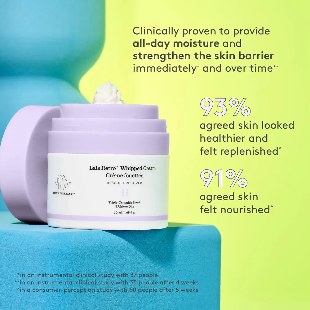 Drunk Elephant | Crema Hidratante Lala Retro Whipped Recargable