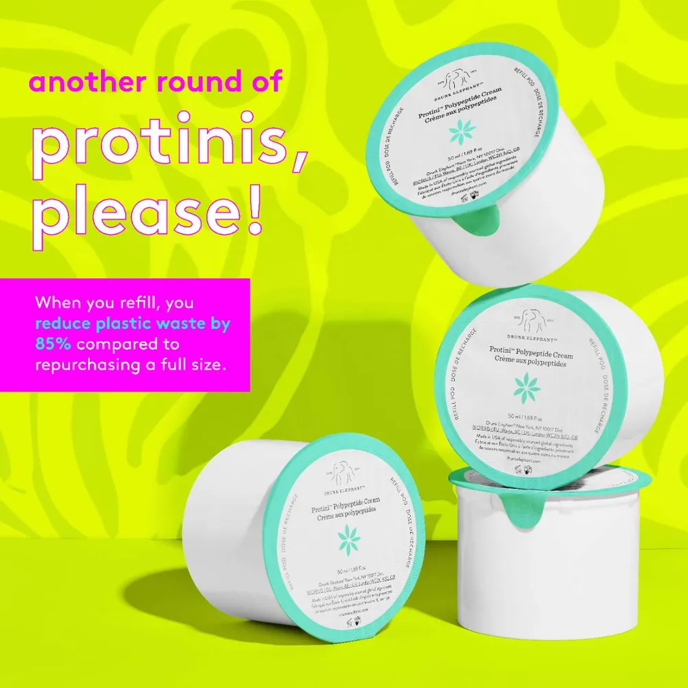 Drunk Elephant | Crema Hidratante Reafirmante Protini con Péptidos Recargable