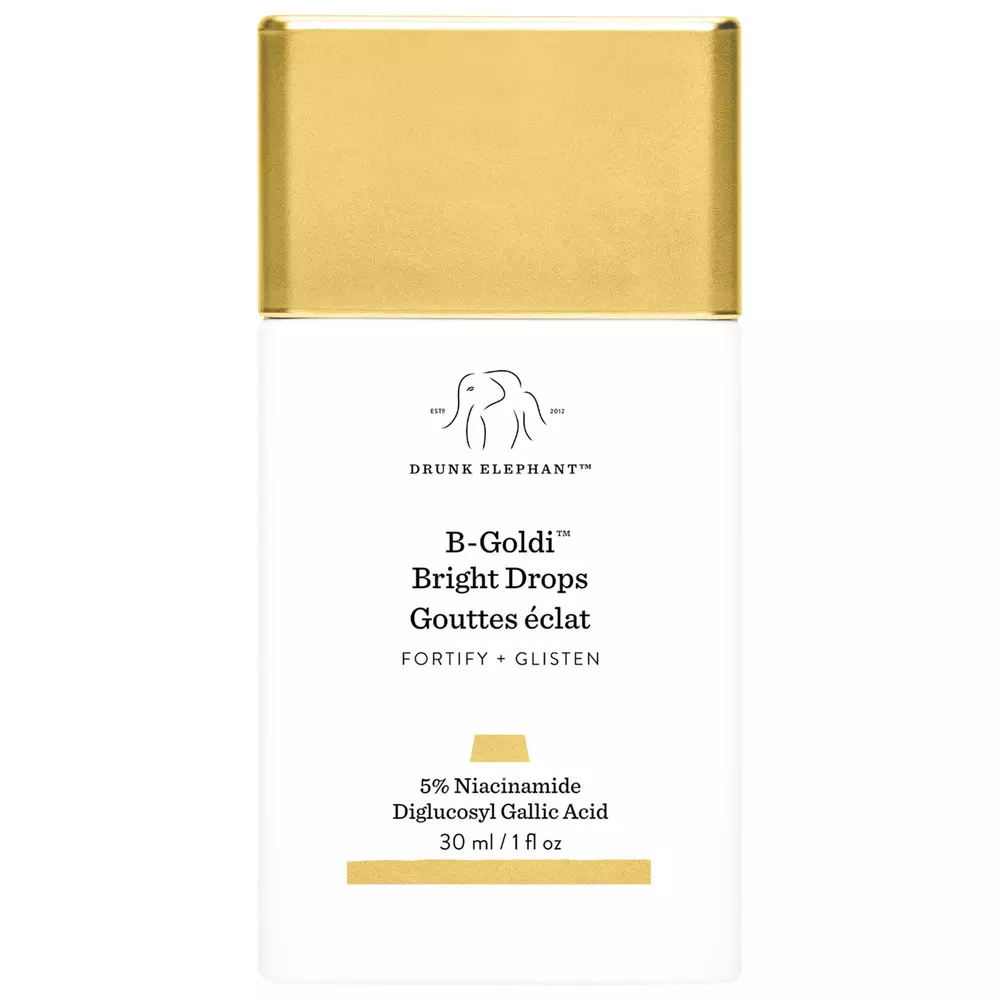 Drunk Elephant | Gotas Iluminadoras B Goldi con Niacinamida
