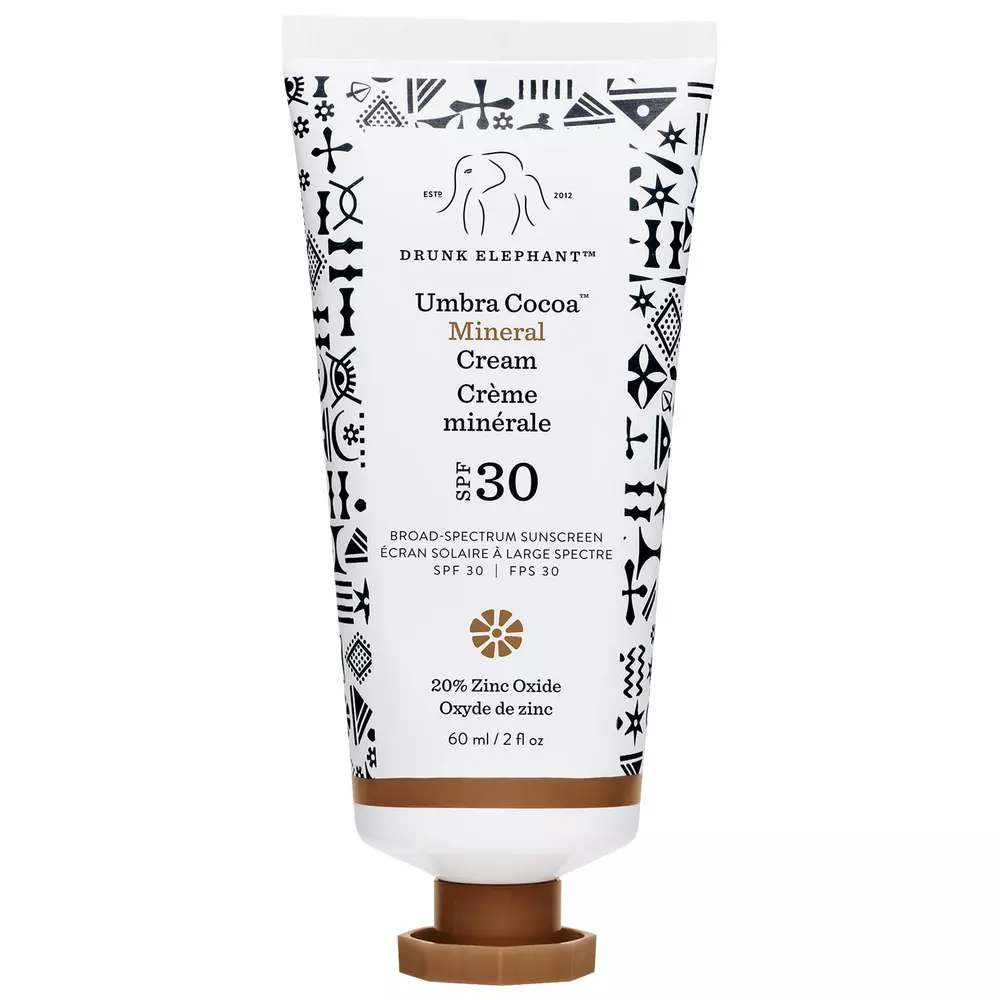 Drunk Elephant | Protector Solar Facial Umbra 100 Mineral SPF 30 PA Tono Cocoa