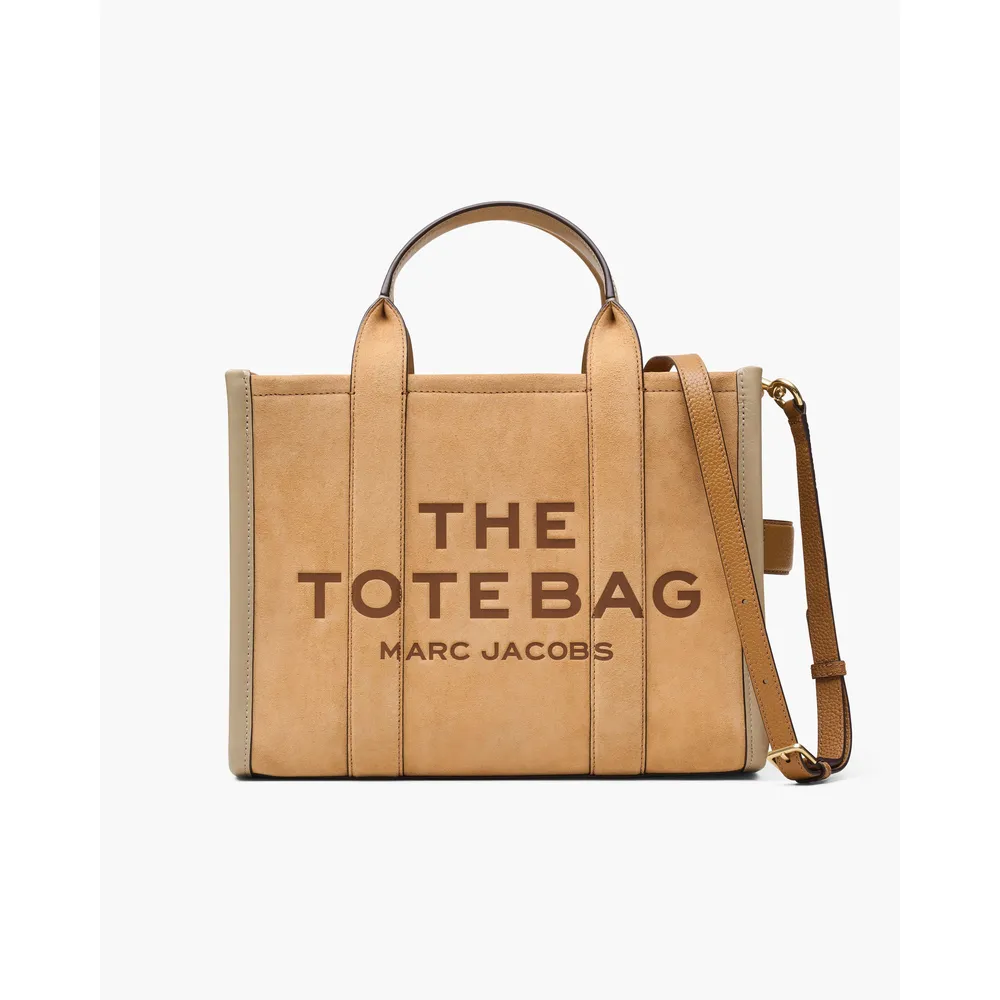 CARTERA MARC JACOBS THE SUEDE TOTE MEDIUM | SAHARA