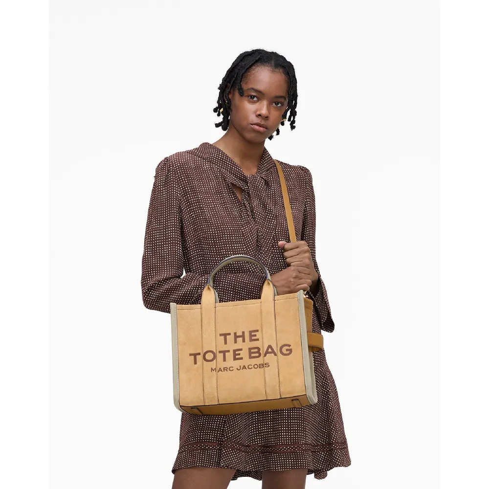 CARTERA MARC JACOBS THE SUEDE TOTE MEDIUM | SAHARA
