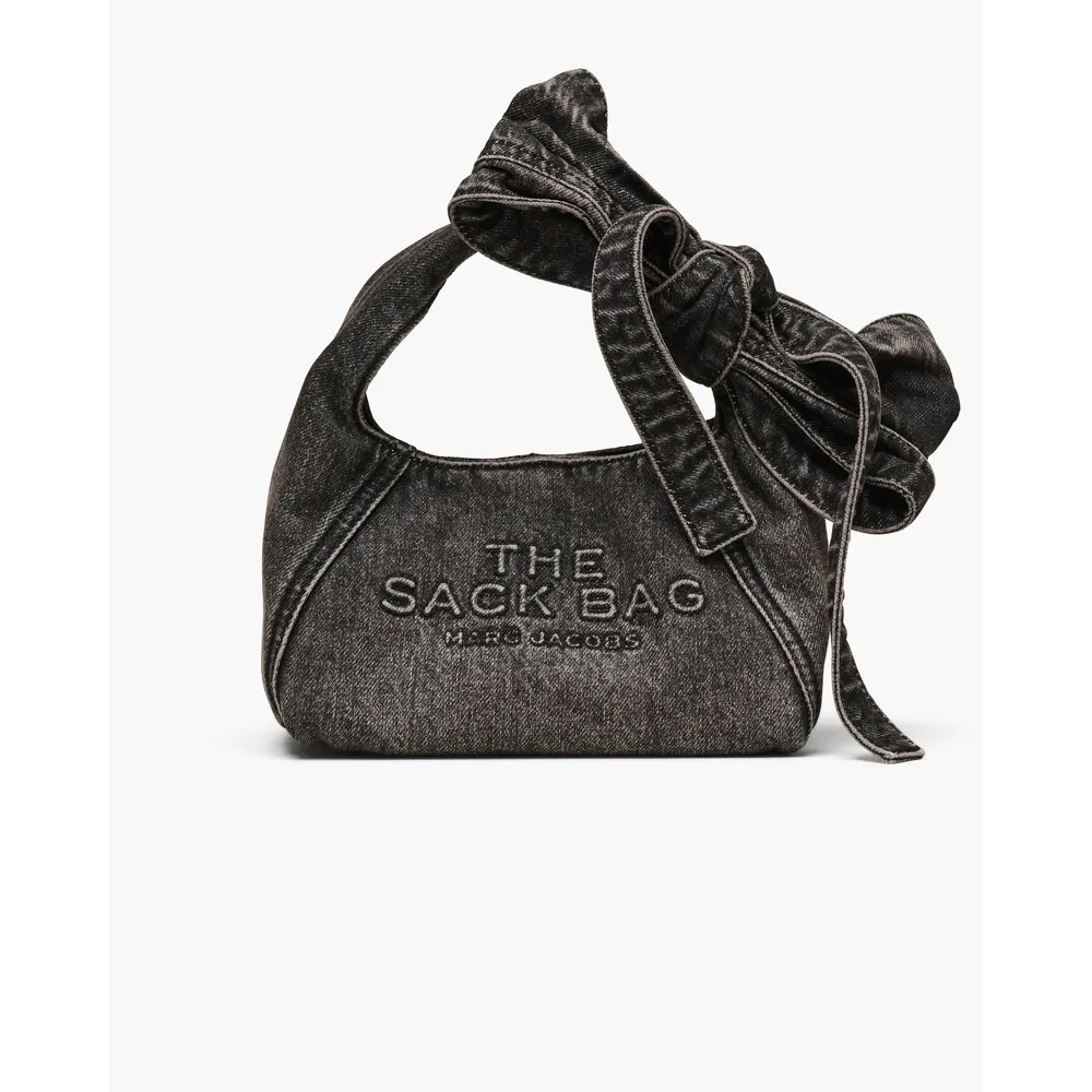 CARTERA MARC JACOBS THE BOW DENIM SACK MINI
