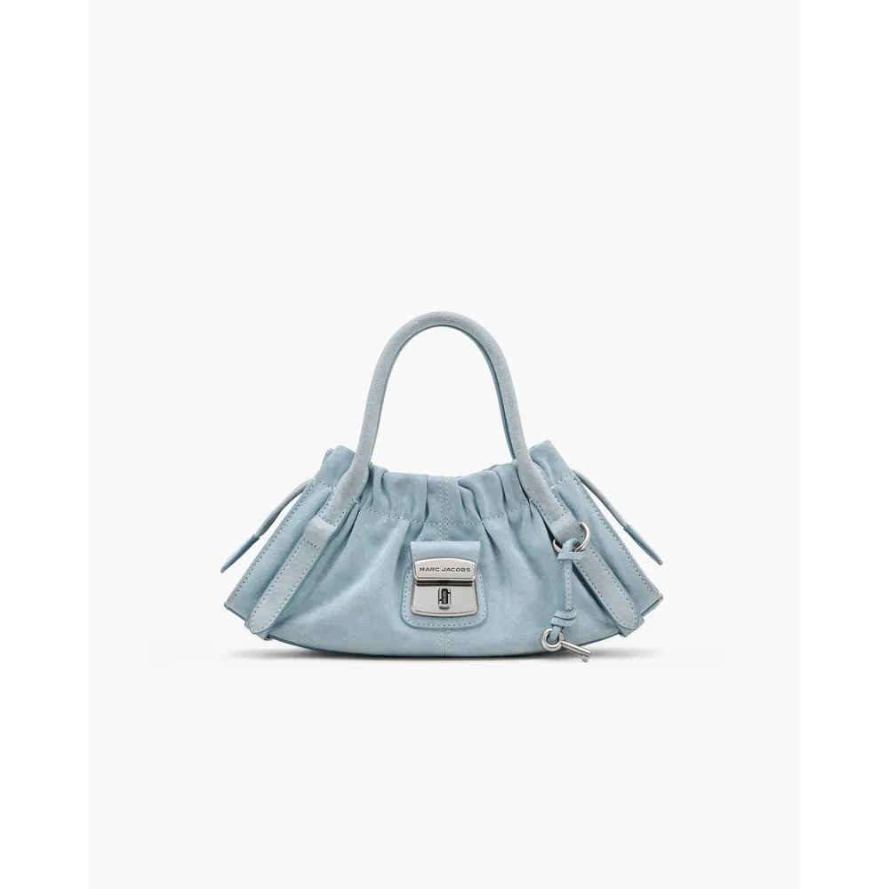CARTERA MARC JACOBS THE SUEDE CRISTINA SATCHEL SMALL | NIEBLA AZUL