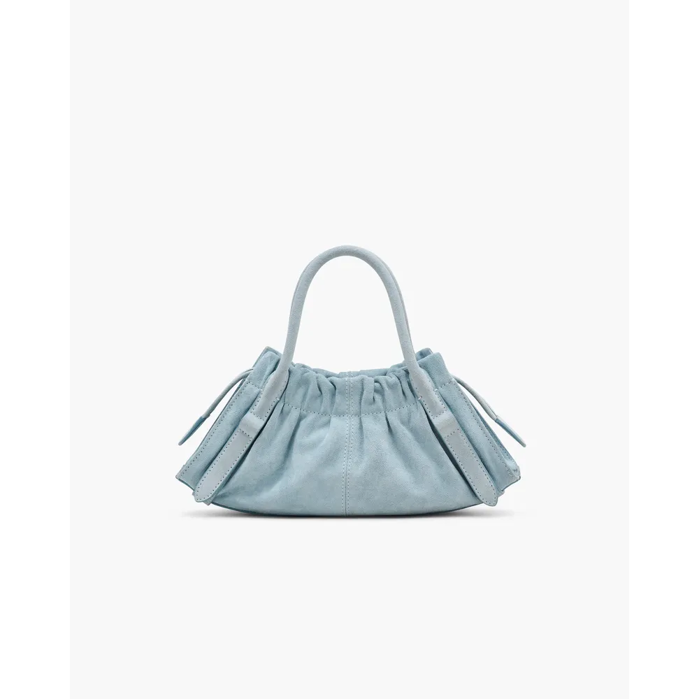 CARTERA MARC JACOBS THE SUEDE CRISTINA SATCHEL SMALL | NIEBLA AZUL