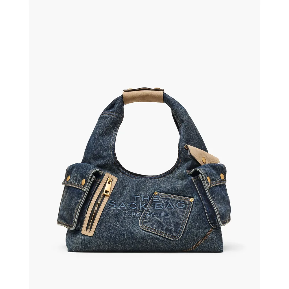 CARTERA MARC JACOBS THE SACK | DARK WASH INDIGO