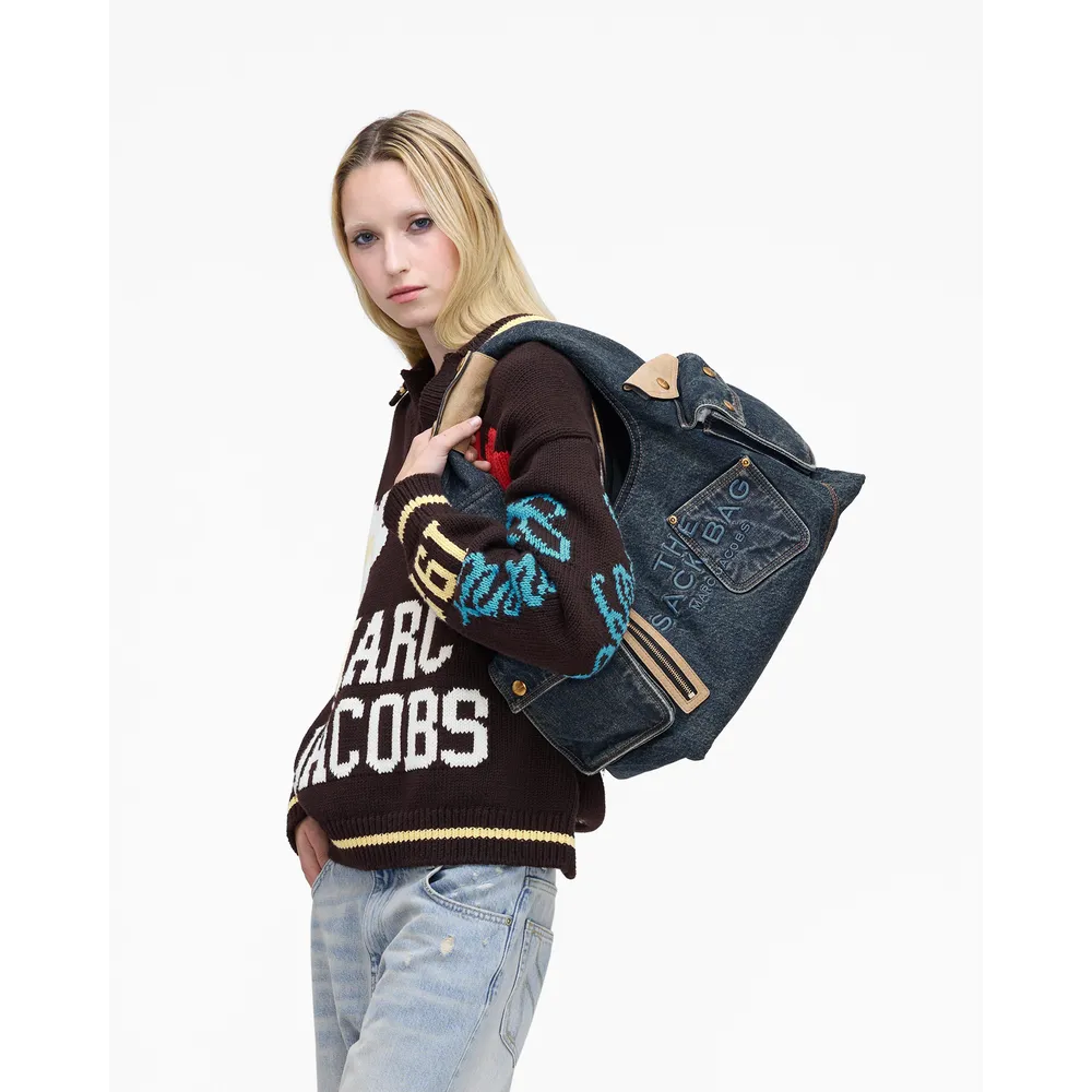 CARTERA MARC JACOBS THE SACK | DARK WASH INDIGO
