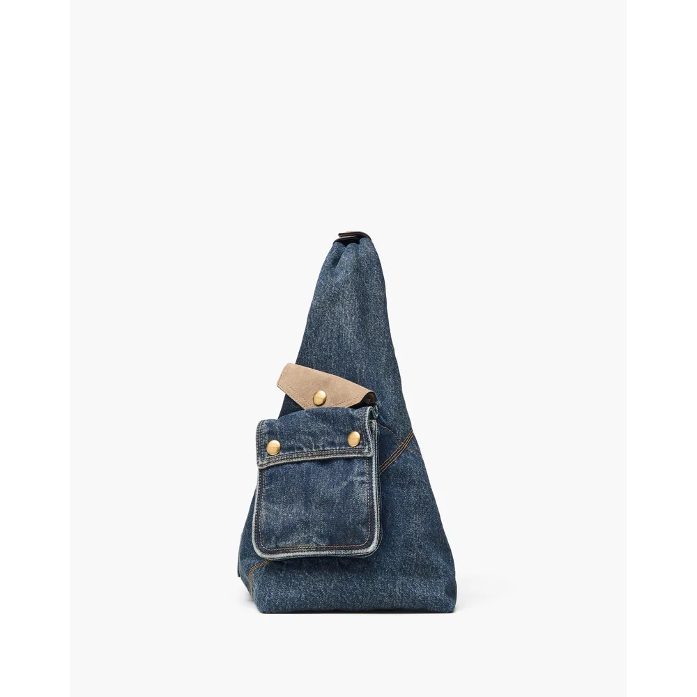 CARTERA MARC JACOBS THE SACK | DARK WASH INDIGO