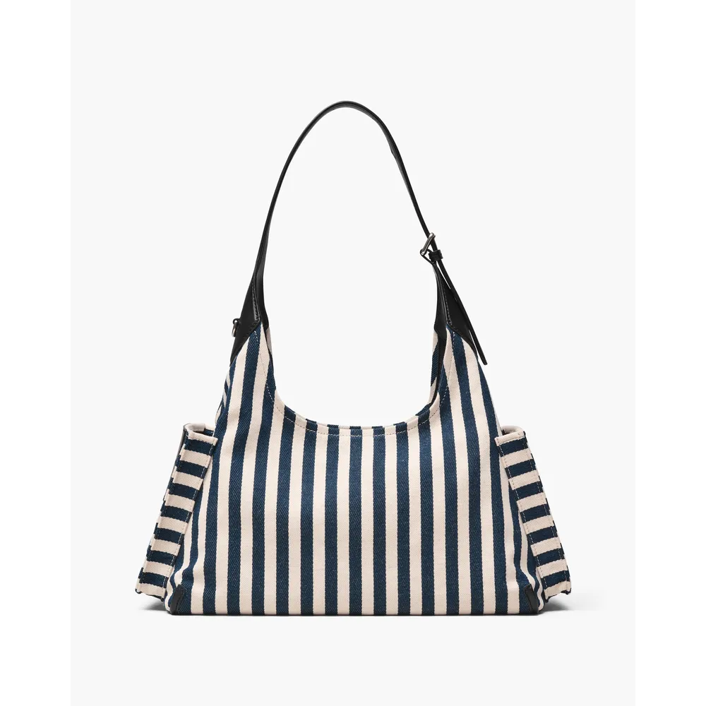 CARTERA MARC JACOBS THE STRIPE CANVAS SACK | BLUE SEA