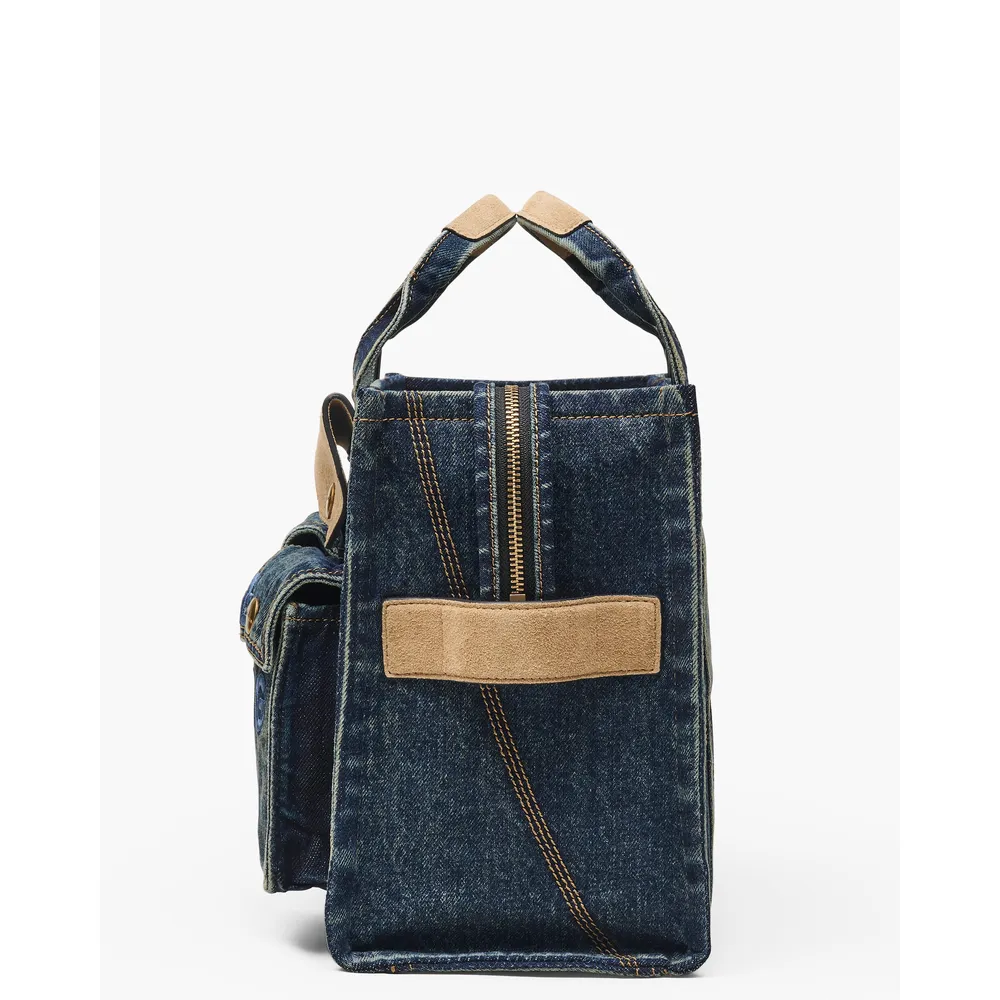 CARTERA MARC JACOBS THE CARGO TOTE MEDIUM | DARK WASH