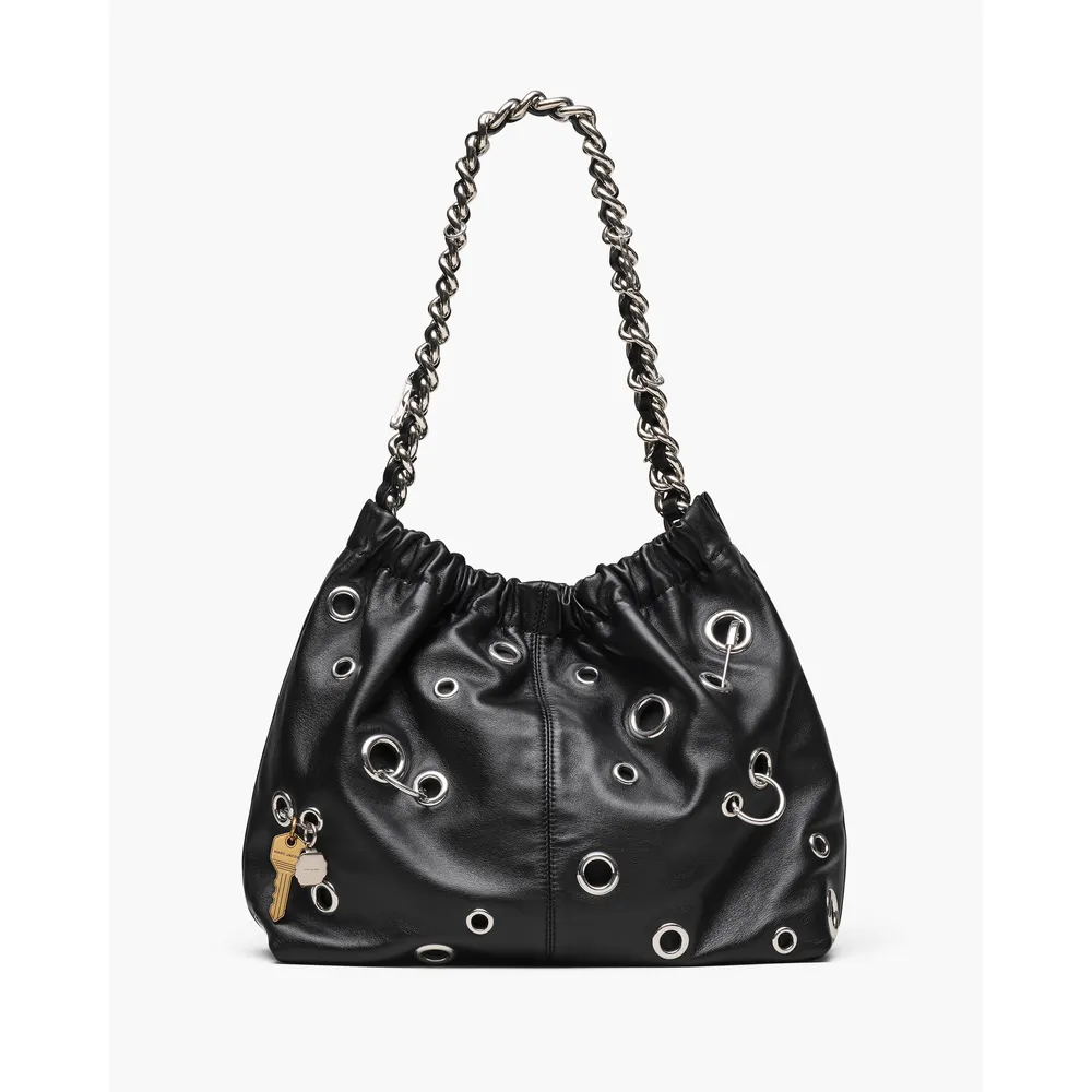 CARTERA MARC JACOBS THE CRISTINA TOTE GROMET CHARM | NEGRO