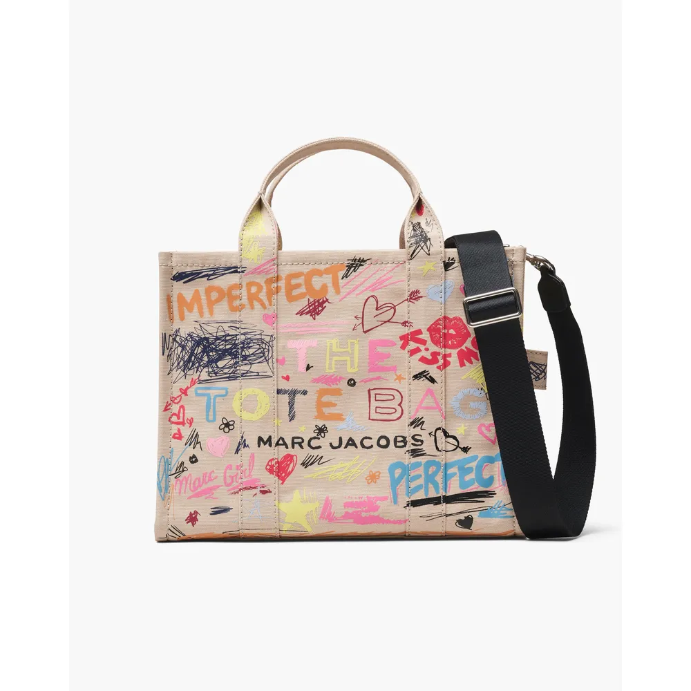 CARTERA MARC JACOBS THE PUNK SCRIBBLE TOTE MEDIUM