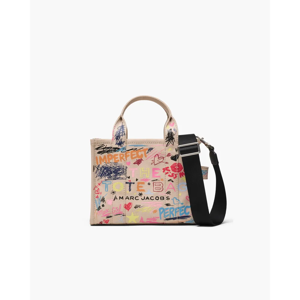 CARTERA MARC JACOBS THE PUNK SCRIBBLE TOTE SMALL