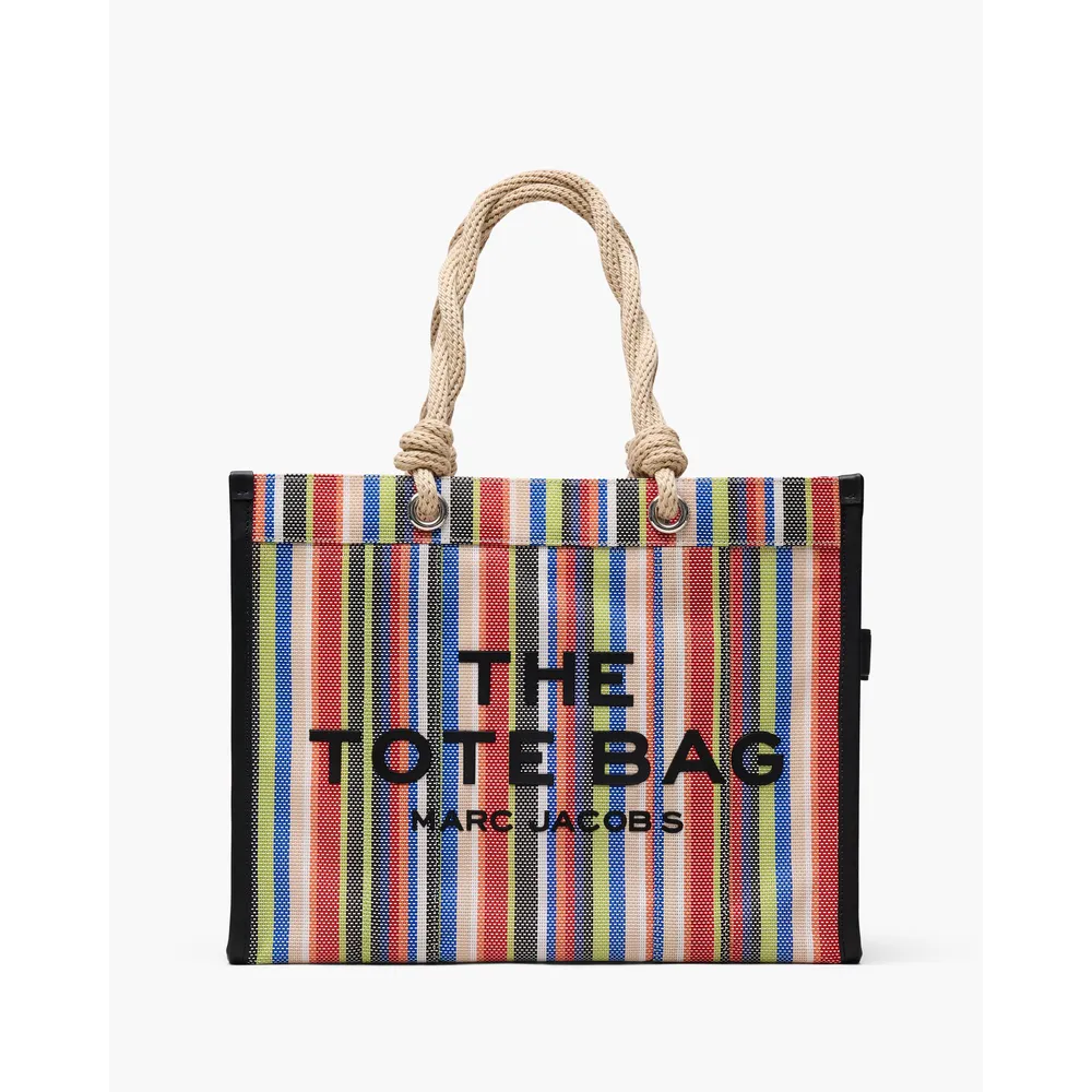 2s6htt022h02_0_webp.webp CARTERA MARC JACOBS THE STRIPE MESH TOTE LARGE | RED MULTI