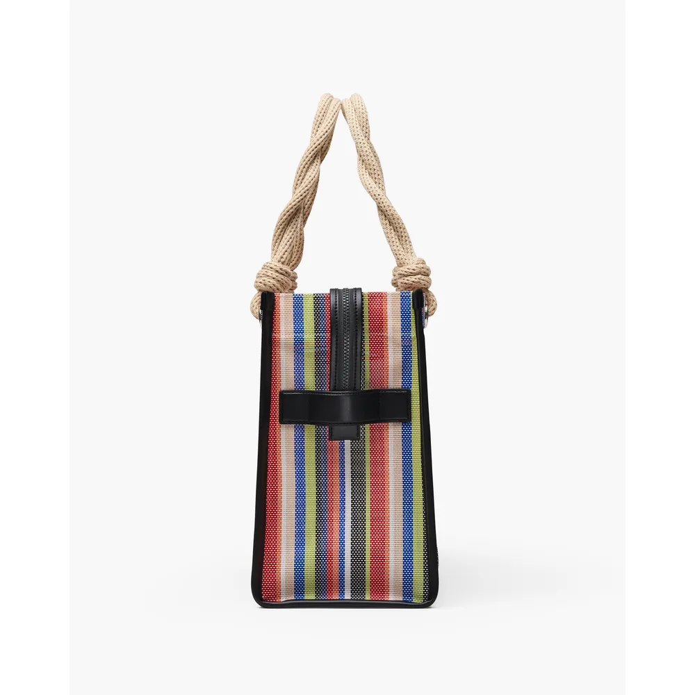 CARTERA MARC JACOBS THE STRIPE MESH TOTE LARGE | RED MULTI