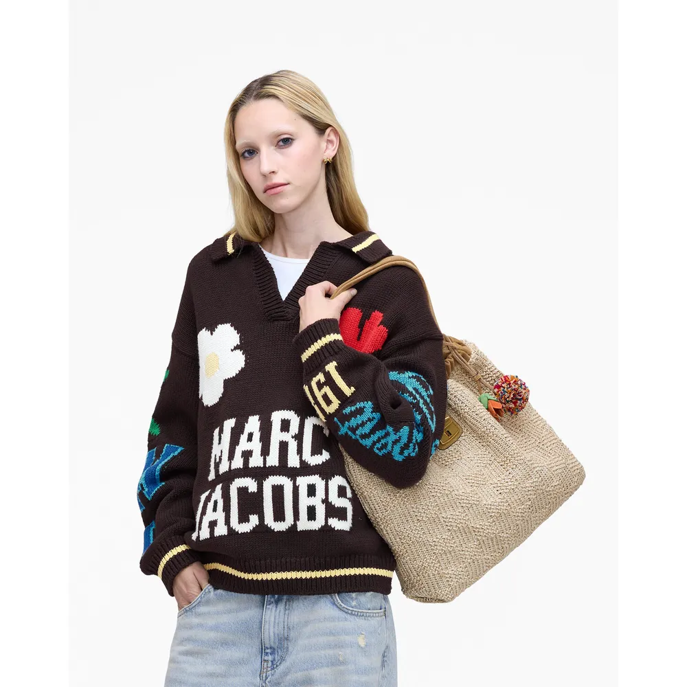 CARTERA MARC JACOBS THE SUMMER WOVEN CRISTINA TOTE | NATURAL