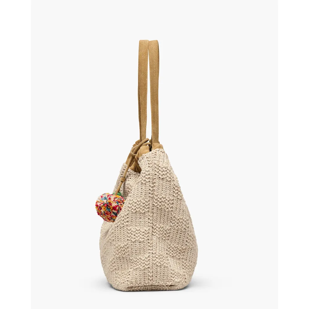CARTERA MARC JACOBS THE SUMMER WOVEN CRISTINA TOTE | NATURAL