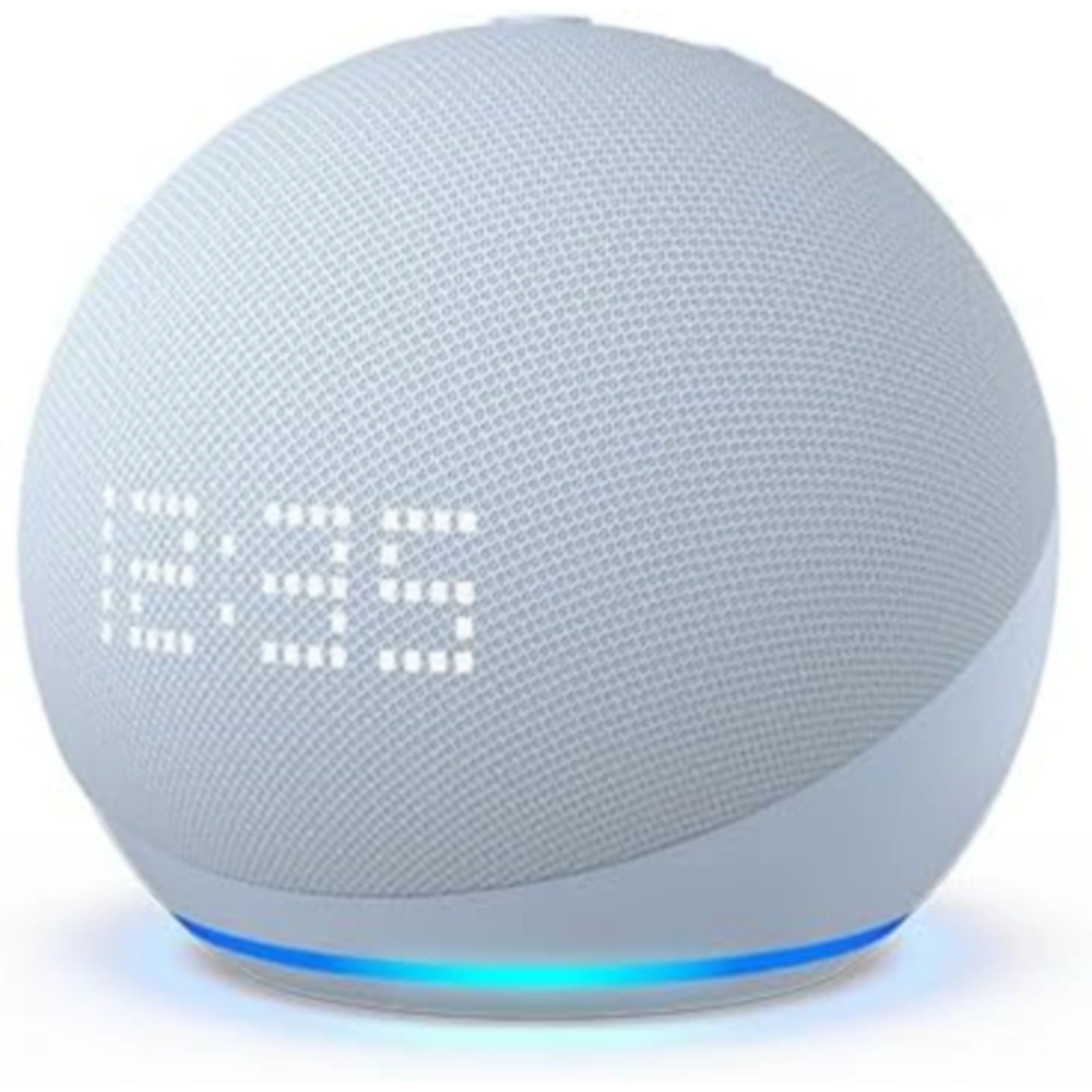 Echo Dot con reloj 5th gen parlante con Alexa, Azul