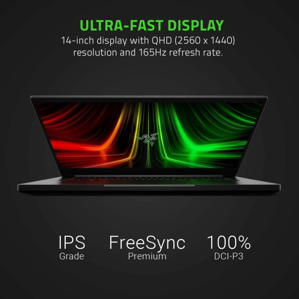 RAZER BLADE 14 RYZEN 9 6900HX 16GB RAM 1TB SSD NVIDIA GEFORCE RTX3070 TI TECLADO INGLÉS RAZER | NEGRO