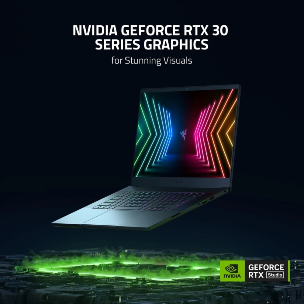 Razer Blade 15 Advanced 2021 Core i7 16GB Ram 1TB SSD Nvidia Geforce RTX3070 Negro Teclado Inglés