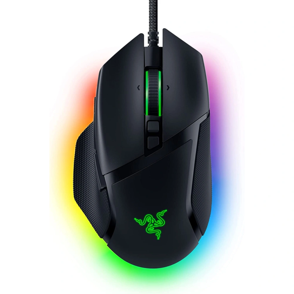 RAZER BASILISK V3 MOUSE ERGONÓMICO GAMER PERSONALIZABLE RGB SENSOR ÓPTICO DPI DE 26K RAZER | NEGRO