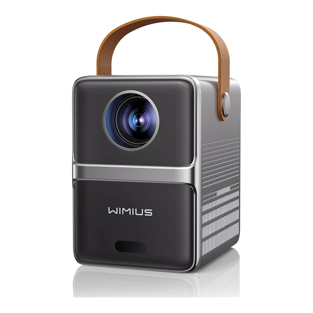 PROYECTOR MINI WIMIUS CON WIFI 5G Y BLUETOOTH, 1080P FULL HD, PANTALLA DE 300", COMPATIBLE CON IOS / ANDROID / TV STICK / HDMI / PS5