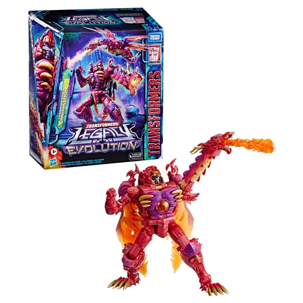 FIGURA TRANSFORMERS LEGACY EVOLUTION LEADER TRANSMETAL II MEGATRON 8.5"