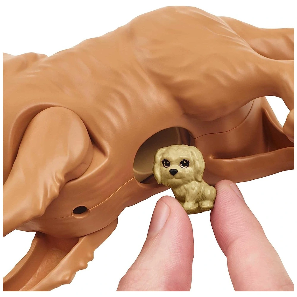 Barbie y cachorros recién nacidos con función de parto 3 cachorros y accesorios de nutrición
