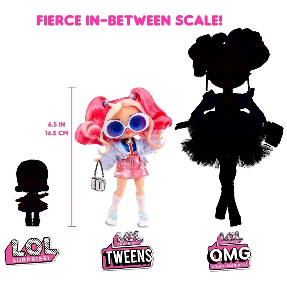 LOL Sorpresa Tweens Series 3 Chloe Pepper Fashion Doll con 15 accesorios