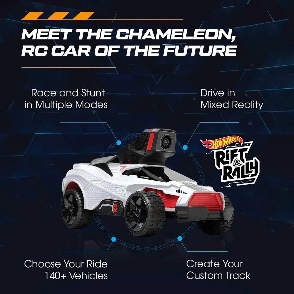 Hot Wheels Rift Rally Conducción De Realidad Mixta Más De 140 Autos