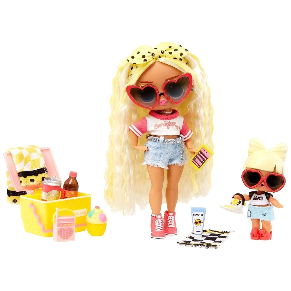 7135vSPwJnL._AC_SL1500_.webp LOL Sorpresa Fiesta en la Playa de Niñera con 20 accesorios incluye cambio de color Y 2 Muñecas