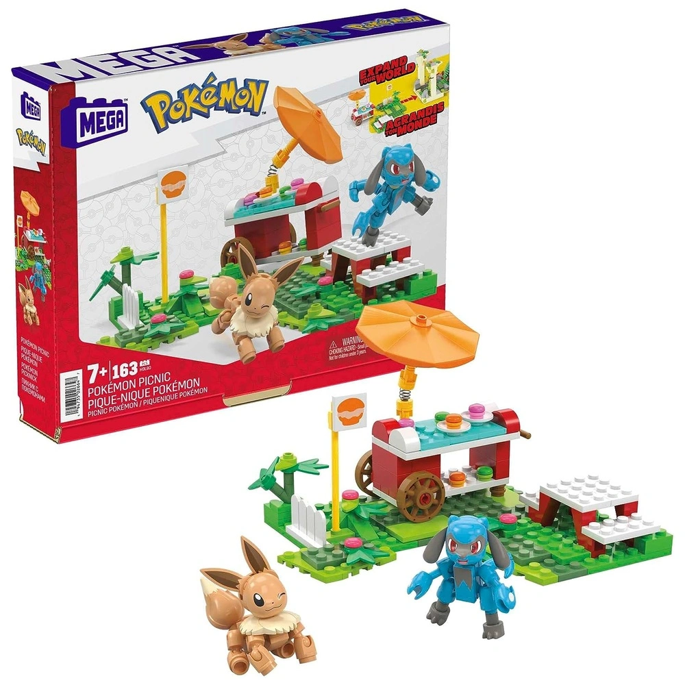 Pokémon Picnic Eevee y Riolu - Mega Construx