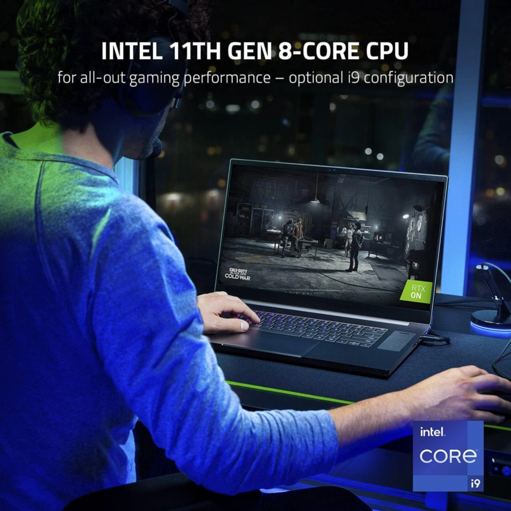 Razer Blade 17 2021 Core i7 32GB Ram 1TB SSD Nvidia Geforce RTX3080 Negro Teclado Inglés