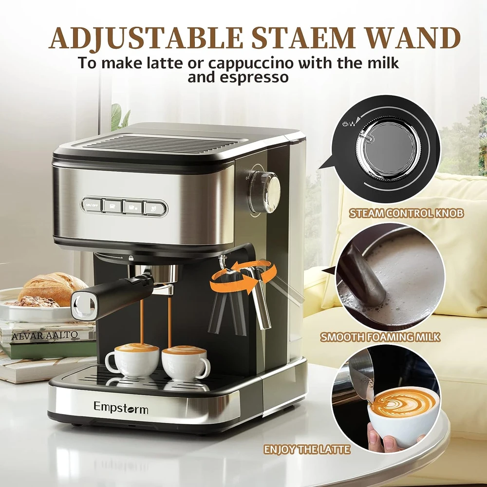 716ppRPo-L_AC_SL1500_.webp CAFETERA EMPSTORM ESPRESSO MACHINE 20 BAR, CON VAPORIZADOR DE LECHE,SEMIAUTOMÁTICA CON TANQUE DE AGUA EXTRAÍBLE DE 1,5L,CAPUCHINO