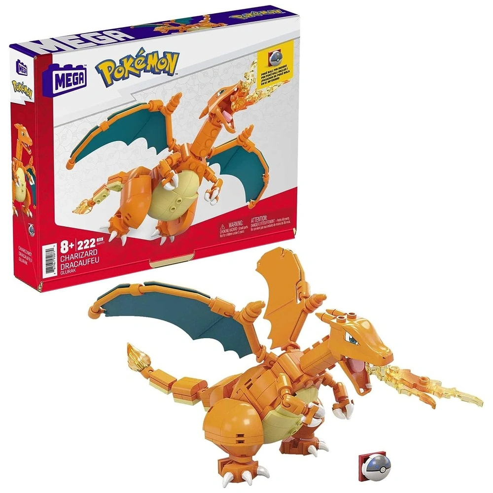 Pokémon Charizard 222 pcs - Mega Construx