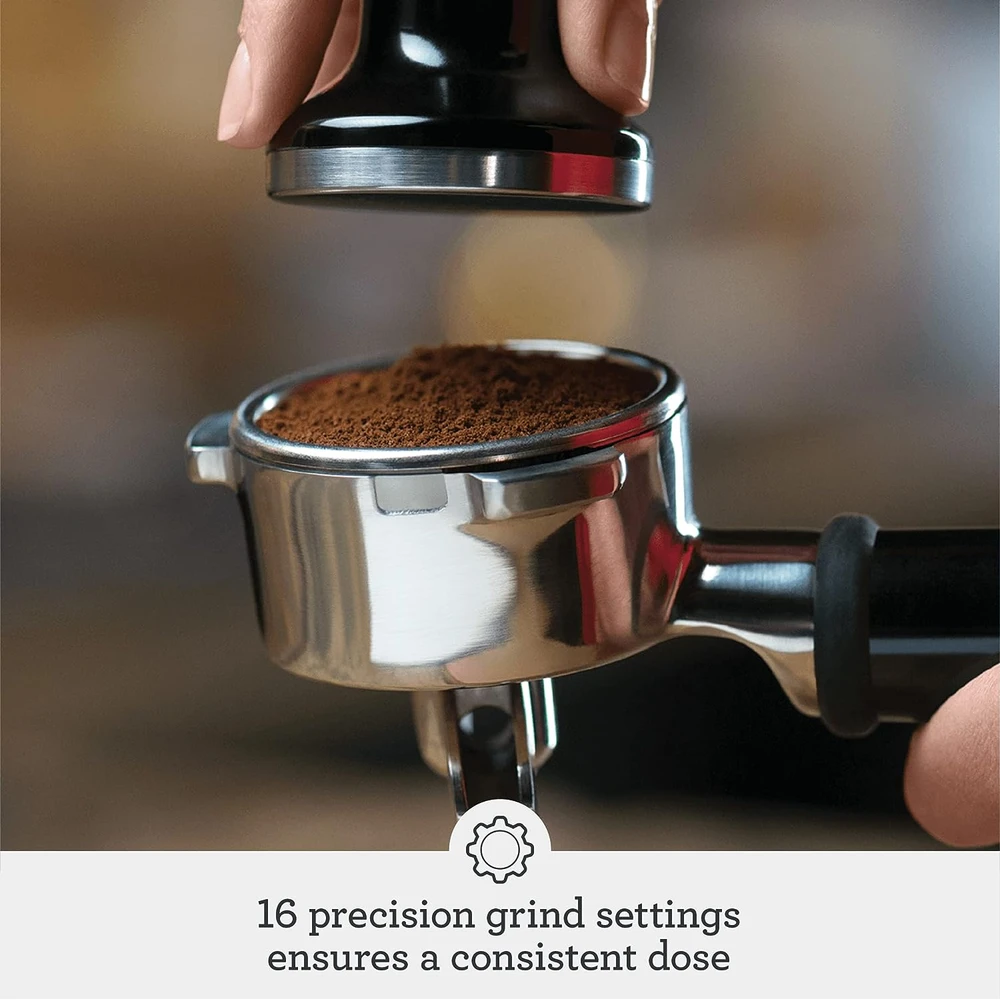 718gJIczhAL_AC_SL1500_.webp CAFETERA BREVILLE BARISTA EXPRESS MÁQUINA DE ESPRESSO, ACERO INOXIDABLE CEPILLADO, BES870XL, GRANDE