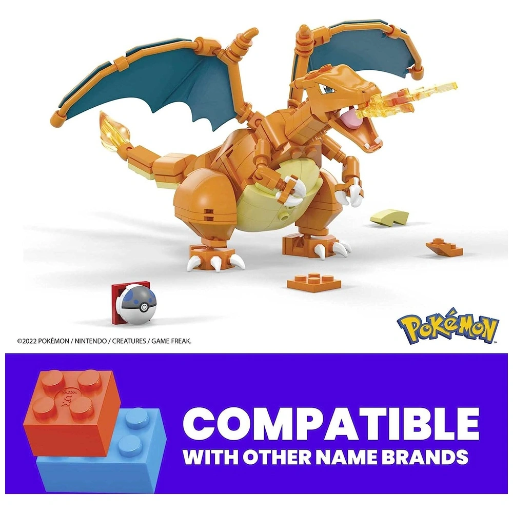 Pokémon Charizard 222 pcs - Mega Construx