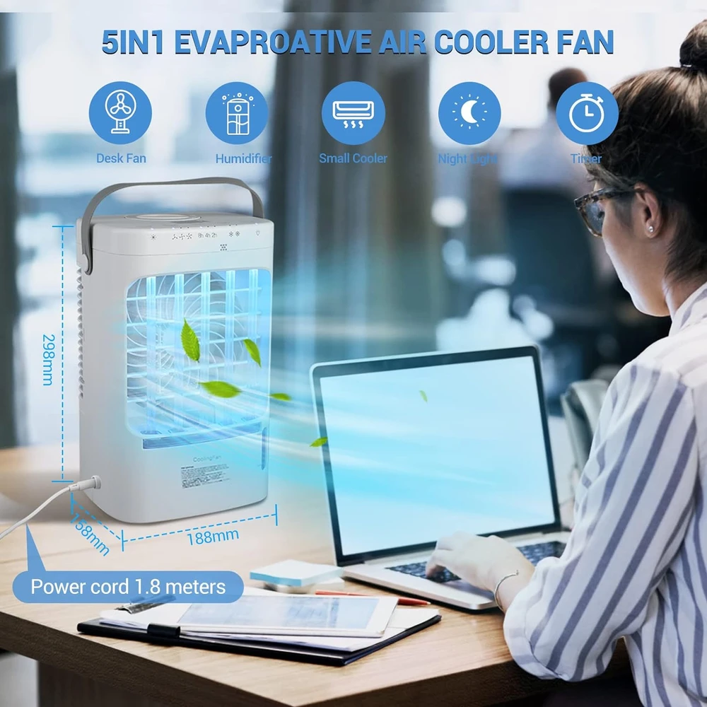 71EpwcAvHL_AC_SL1500_.webp AIRE ACONDICIONADO PORTÁTIL - VENTILADOR DE ESCRITORIO DE 3 VELOCIDADES, PARA DORMITORIO, OFICINA O SALA DE ESTUDIO