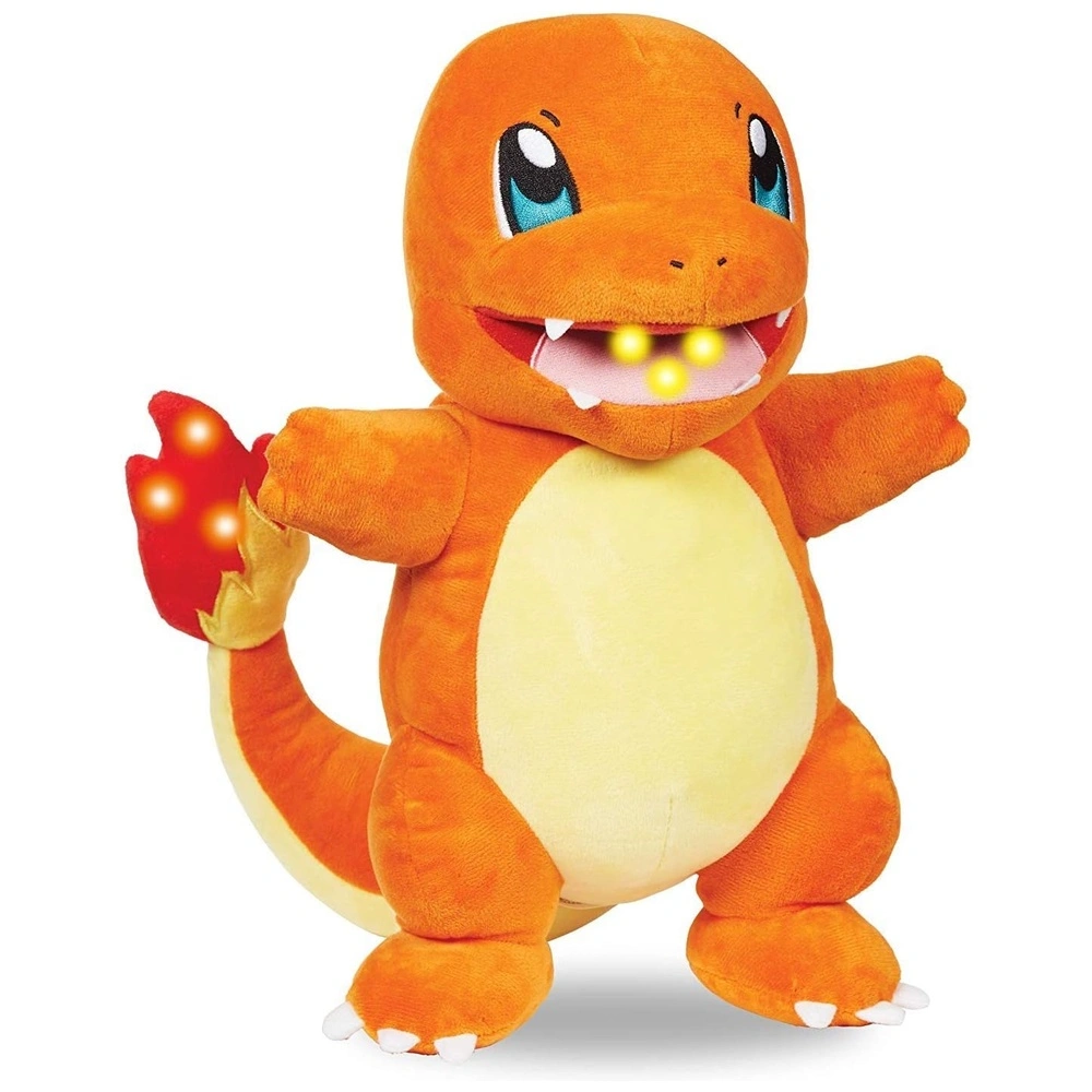 Pokémon Peluche Charmander Interactivo con Luces y sonidos