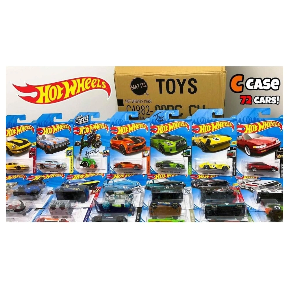 Hot Wheels 72 Count Random Case Basic DieCast Toy Cars