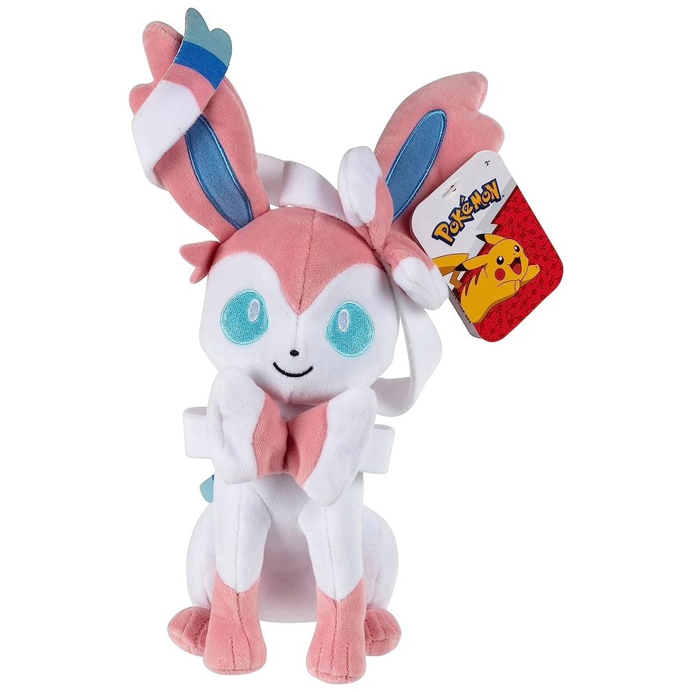 PELUCHE POKÉMON SYLVEON 8" LICENCIA OFICIAL SUAVE