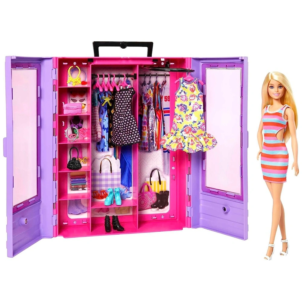 Barbie Fashionistas Ultimate Closet con ropa accesorios y perchas regalo