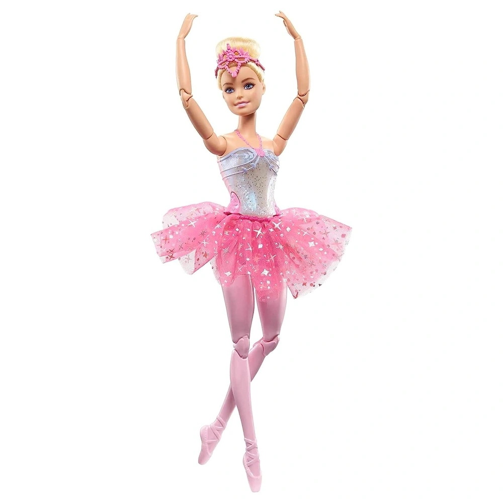 Barbie Dreamtopia Twinkle Lights posable ballerina con 5 espectáculos de iluminación