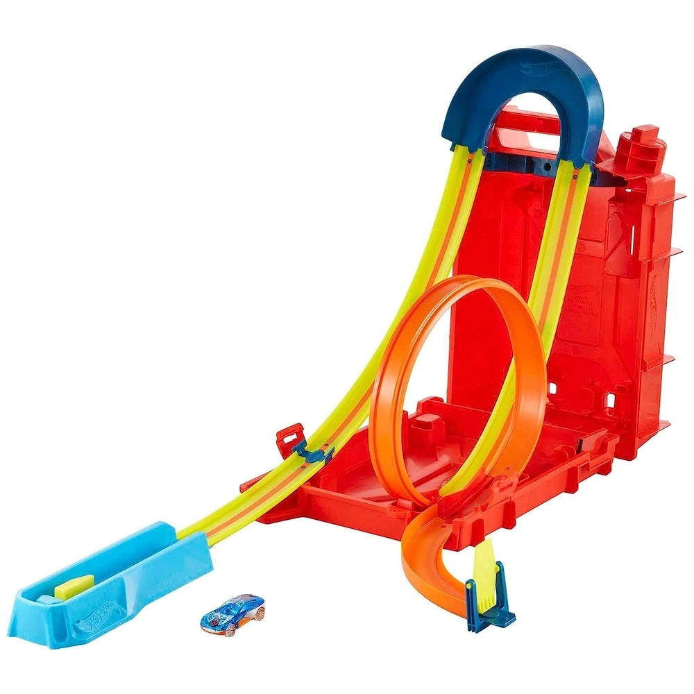 Hot Wheels Track Builder Caja de acrobacias ilimitada