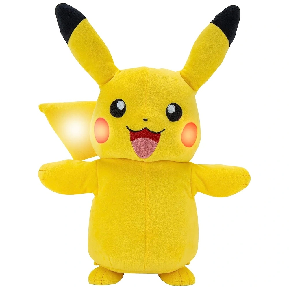 Pokémon Peluche Pikachu Interactivo de 10 Pulgadas con Luces