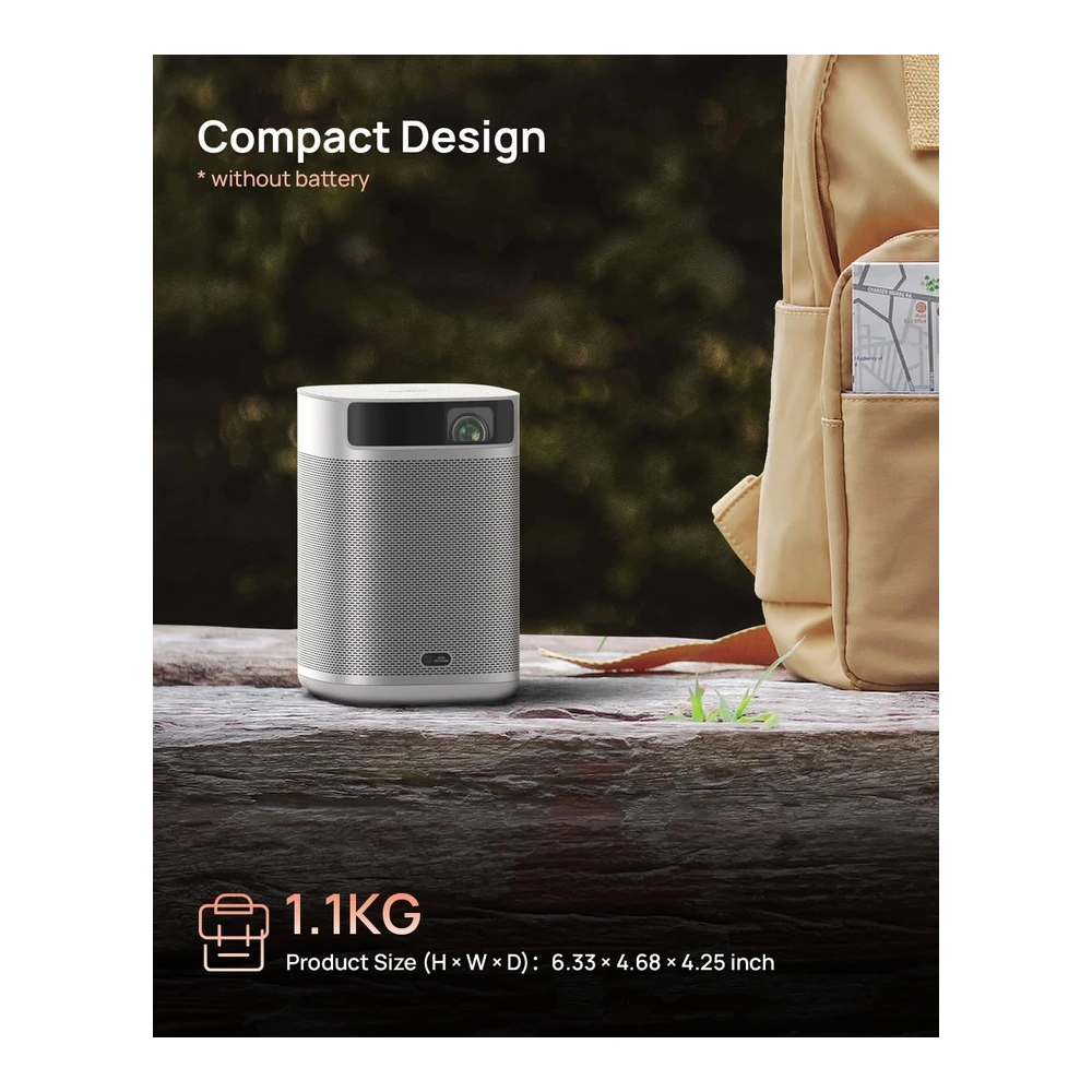 PROYECTOR PORTÁTIL MOGO 2 WIFI Y BT 400L XGIMI Y ANDROID TV 11.0 ALTAVOCES 2X8W