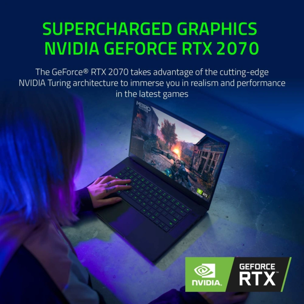 71P52CMtXtL._AC_SL1500_.webp RAZER BLADE 15 2020 MAXQ CORE I7 16GB RAM 512GB SSD NVIDIA GEFORCE RTX2070 TECLADO INGLÉS RAZER | NEGRO