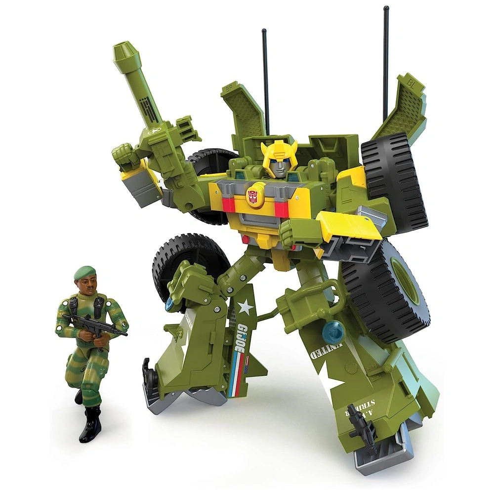 Transformers Generations & Gi Joe Mash-Up Bumblebee Awe Striker & Lonzo Stalker Wilkinson