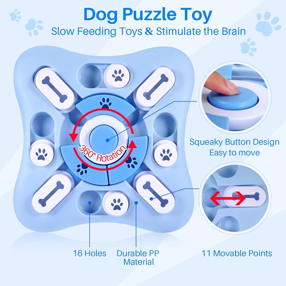 Avoar Juguetes De Rompecabezas Para Perros, Para Perros Chirriantes, Estimulación Mental Para Entrenamiento